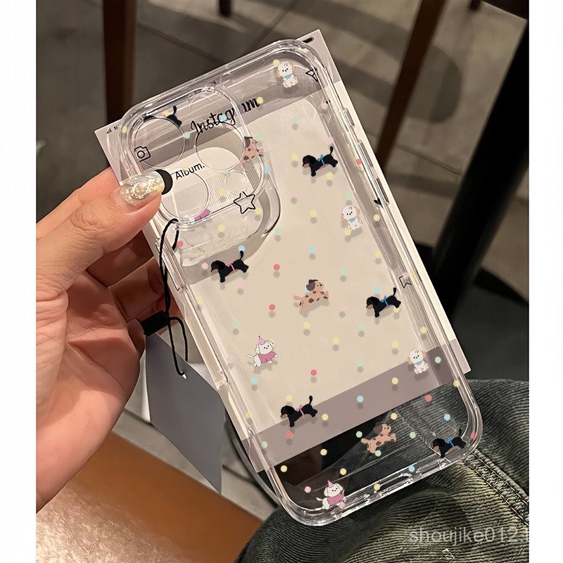 For Samsung A05 A15 a05s A54 A14 A13 A24 a03s A04 A53 A12 A34 A52 A32 A11 a20s A23 A51 a10s a04s A35 A31 a02s A30 a30s a21s a50s a50s เคสมือถือรุ่นใหม่สีลายจุดลูกสุนัข uetm
