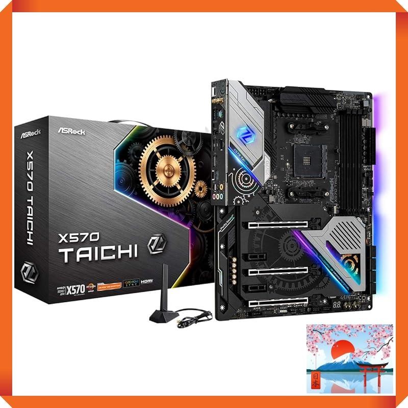 ASRock X570 Taichi motherboard supports AMD Ryzen 5000 series CPUs (Socket AM4). This is a X570 ATX 