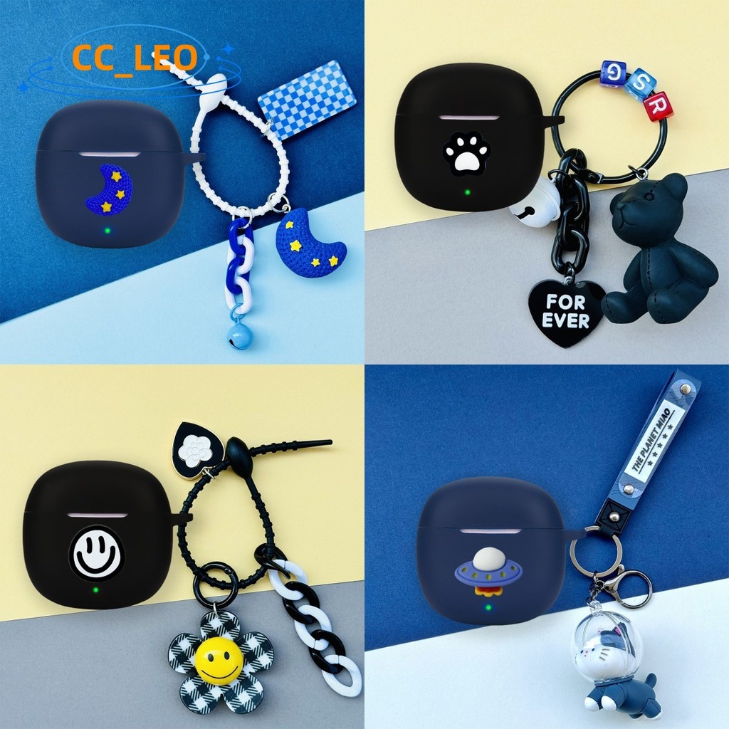 For Redmi Buds 6 Lite Case Cartoon Panda Keychain Redmi Buds 6 Lite Silicone Soft Case Redmi Buds 6 