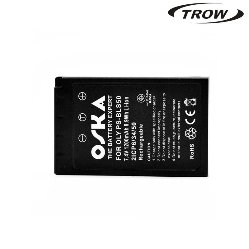 ✿OSKA Camera Battery For Olympus PS-BLS5/ BLS50