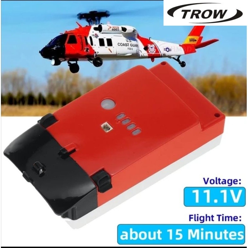 ✿YXZNRC F09-S 3S 11.1V 1350mAh แบตเตอรี่สีแดง