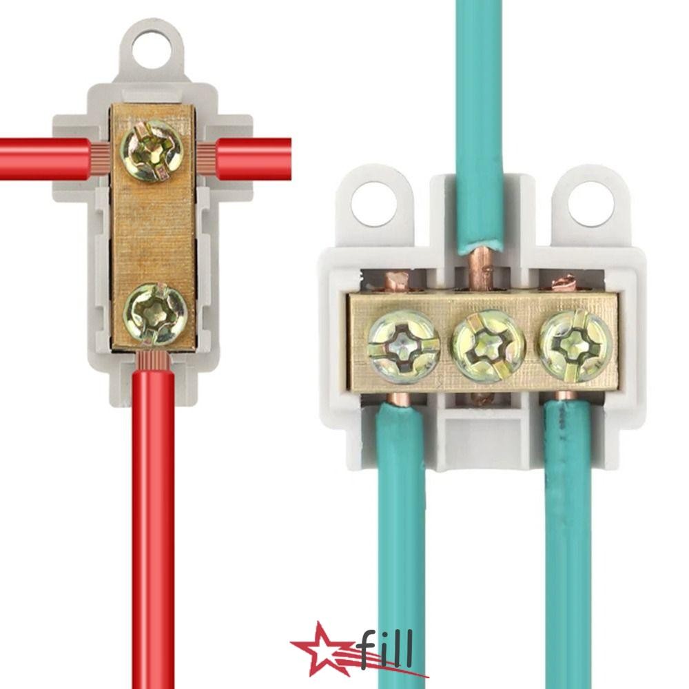 Fill T-type สายไฟ Terminal กล่องแยกสายไฟไฟฟ้าตัวเชื่อมต่อทั่วไป T06 306 Terminal Block Quick Wire Connector Terminal