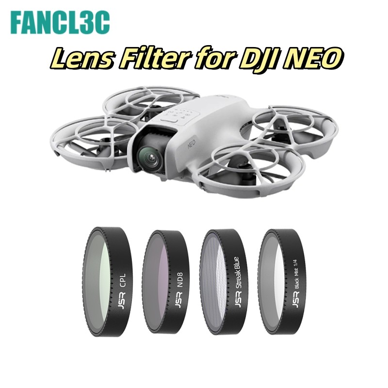 ชุดกรองเลนส์มาใหม่สําหรับ DJI NEO Mini Drone, ชุดกรอง ND เคลือบหลายสําหรับ DJI NEO Drone อุปกรณ์เสริม