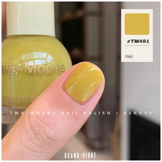 🔥พร้อมส่ง🔥 Two-moons ของแท้ ยาทาเล็บ สีทาเล็บกึ่งเจล ขนาด10ml*1 ไม่ต้องอบ สีสวย แห้งไว รุ่นใหม่ t9