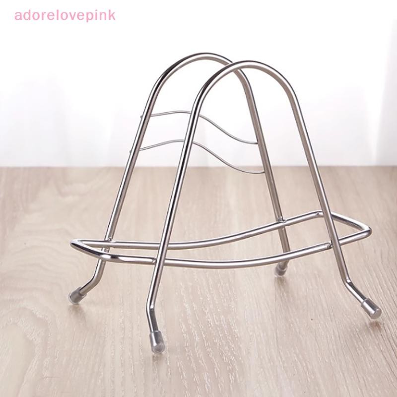 Iadorelovepink Cutg ผู้ถือสแตนเลส Cutg Board Rack Kitchen Organizer สําหรับเขียงห้องครัวองค์กร Rack th