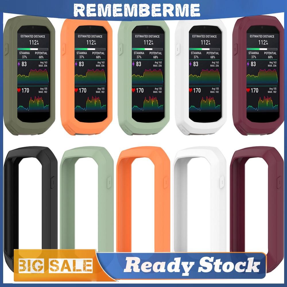เคสซิลิโคน ฝาครอบป้องกันกันชนแบบนุ่มแบบยืดหยุ่นสําหรับ Garmin Edge 1050