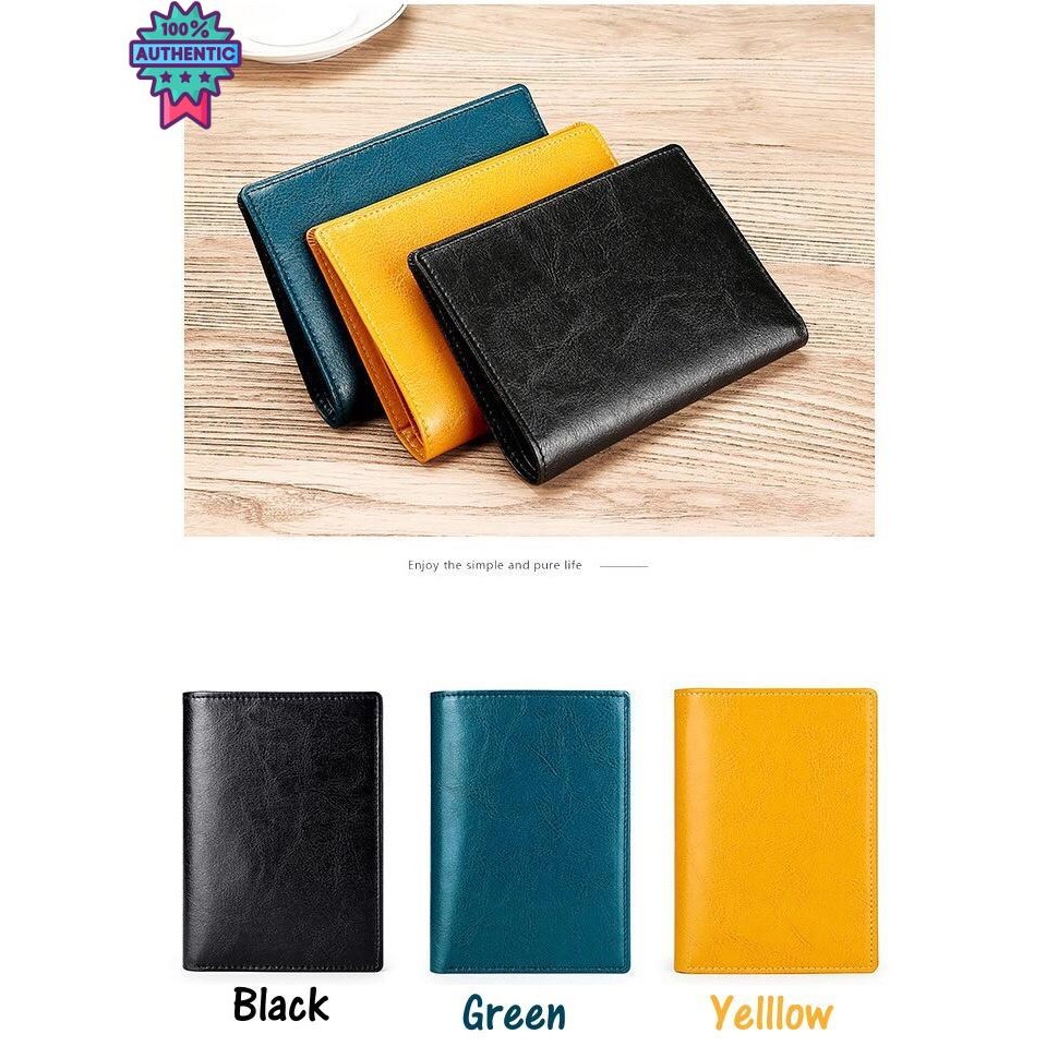 EZ  Passport Wallet Leather Passport Cover กระเป๋าใส่พาสปอร์ต ปกพาสปอร์ต Travel Passport Wallet Hold