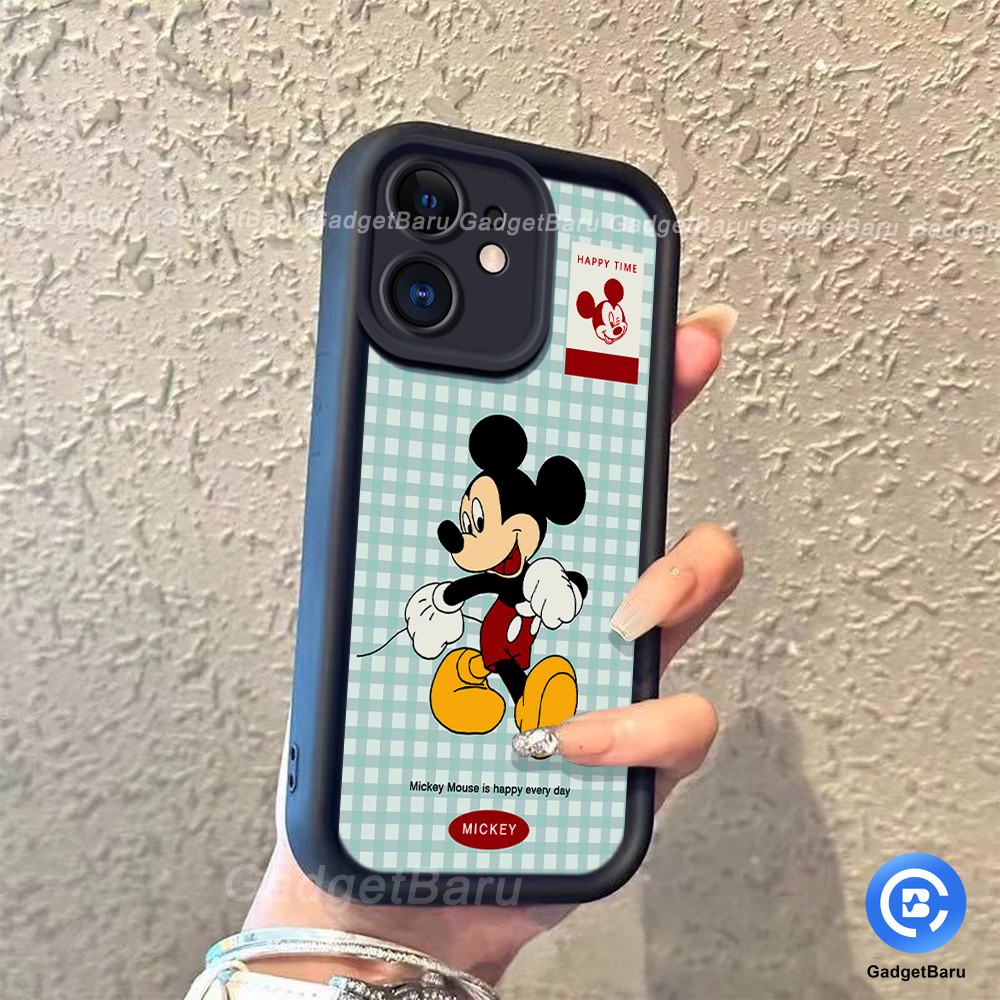 HP น่ารักการ์ตูนหมากรุกรูปแบบมิกกี้ซิลิโคนเคสโทรศัพท์คู่สาวเด็กสําหรับ INFINIX CC7 X650 X650B SPARK4