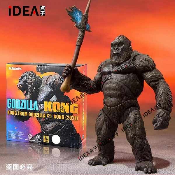 ภาพยนตร์ Godzilla vs Kong 2 Rise of the Empire Figure Skull Island Gorilla Joints Action Toy Modelrf