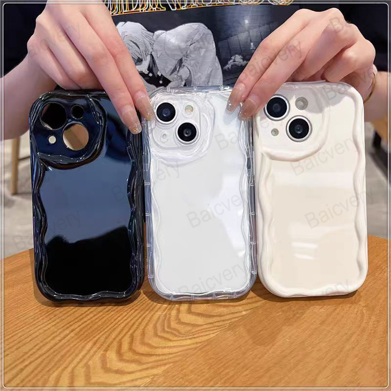สําหรับ Tecno Spark GO 2025 POP 9 Spark GO 1 Ripple Border TPU เกราะป้องกัน Anti-Drop ฝาหลัง