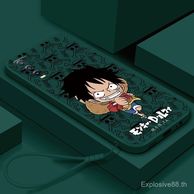 ปลอก VIVO 1819 1820 1906 1904 1901 1907 1919 1920 V2026 V2042แฟชั่นการ์ตูน luffy One Piece เคสโทรศัพท์สแควร์กันกระแทกฝาครอบซิลิโคนอ่อนประณีต0YDT