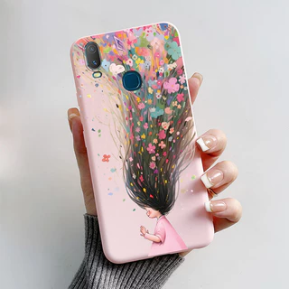 สําหรับvivo Y11 2019 Y12 Y15 Y17 1904 เคสโทรศัพท์TPUซิลิโคนสวยผีเสื้อทาสีปลอกสําหรับVivo Y11 1906 Softกันชน