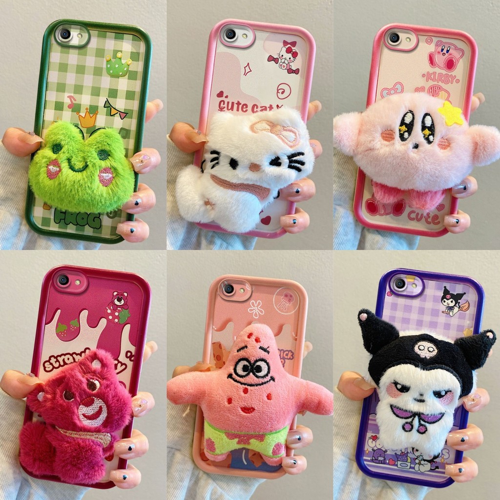 เคส Oppo A83 การ์ตูน Kuromi/Patrick Star/Lots-o-Huggin Bear/Frog/Kirby/Hello Kitty เคสโทรศัพท์ เคสซิ