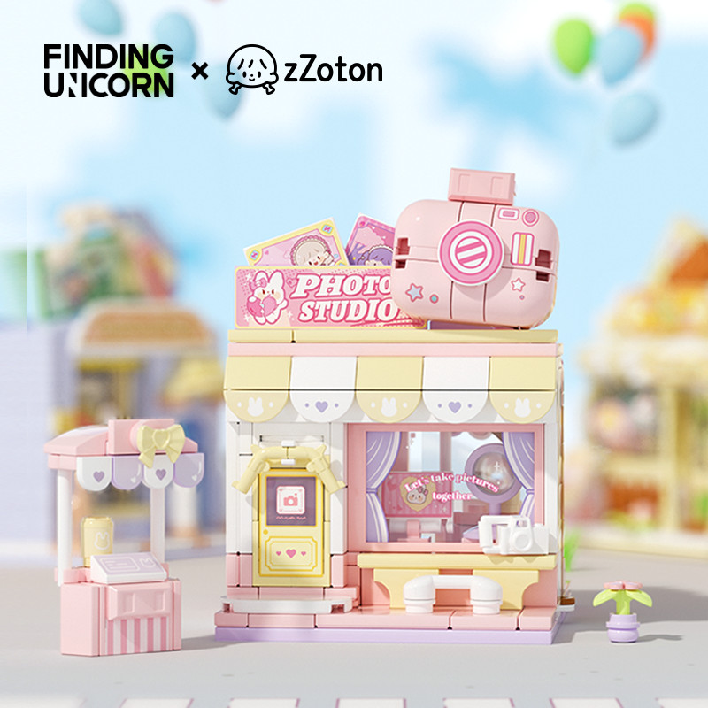 Finding UNICORN zZotons Colourful Store Building Block ของเล่น Brithday Gift (กล่องเดียว 1 ชิ้น)