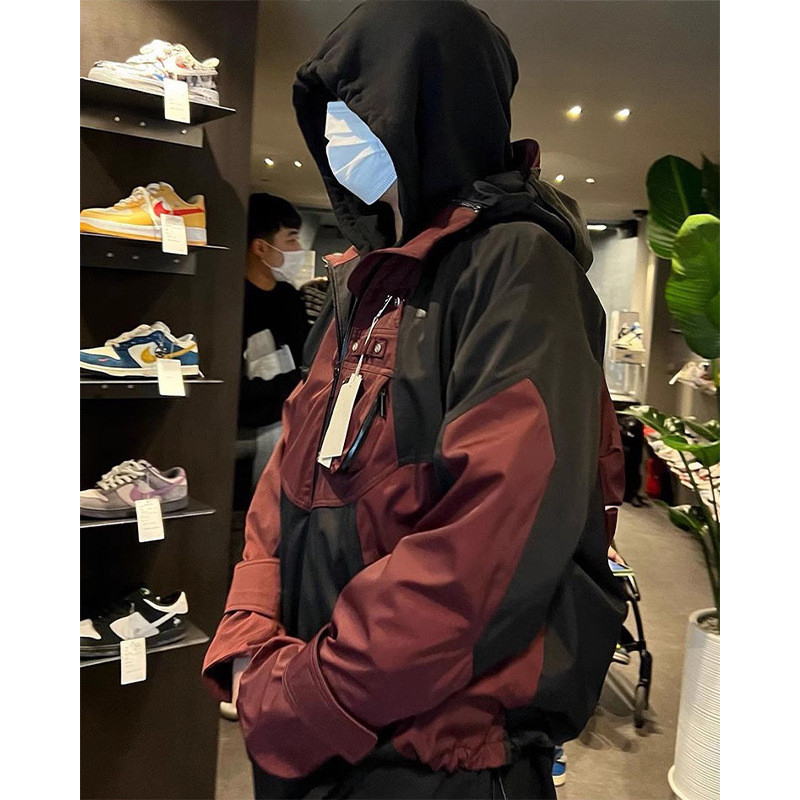 K2FI undermycar vibeStructural Hooded Jacket Men's Fashion Brand Outdoor Armor Shell Jacket Ninja Tu