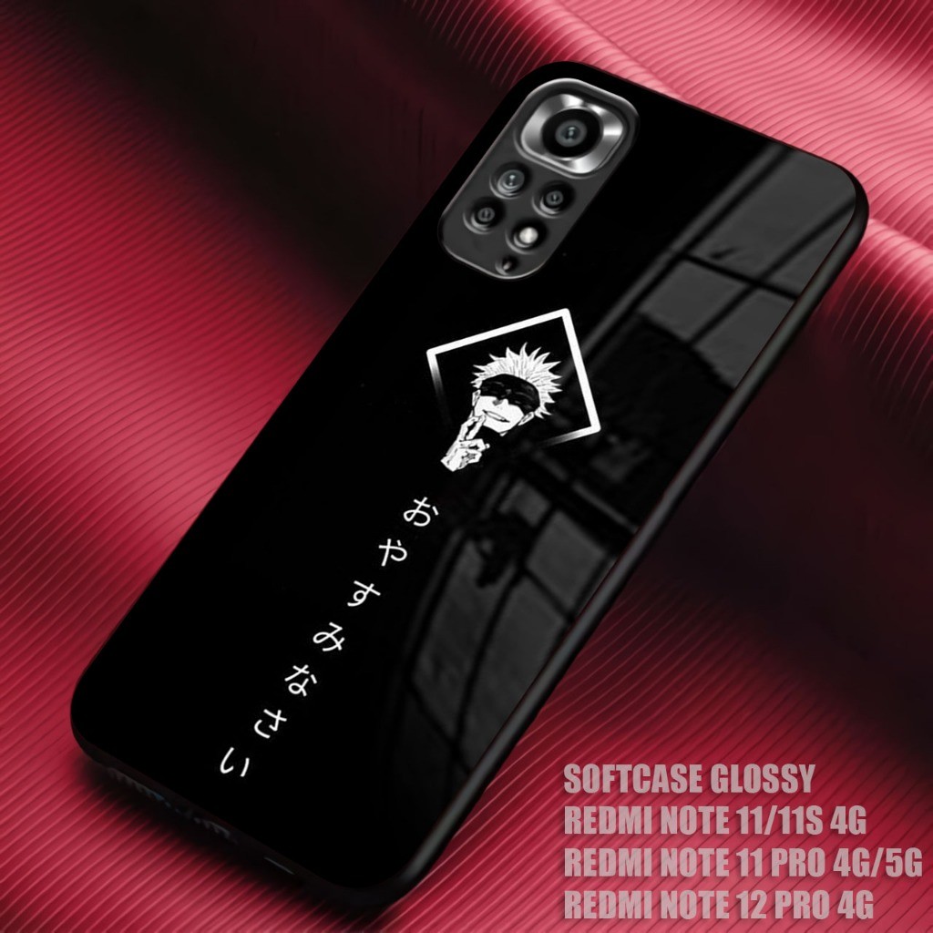 Softcase Glossy HD REDMI NOTE 11/11S 4G/11 PRO 4G, 5G/12 PRO 4G [ MK03 ANIME WALLPAPER ] ตัวป้องกันก