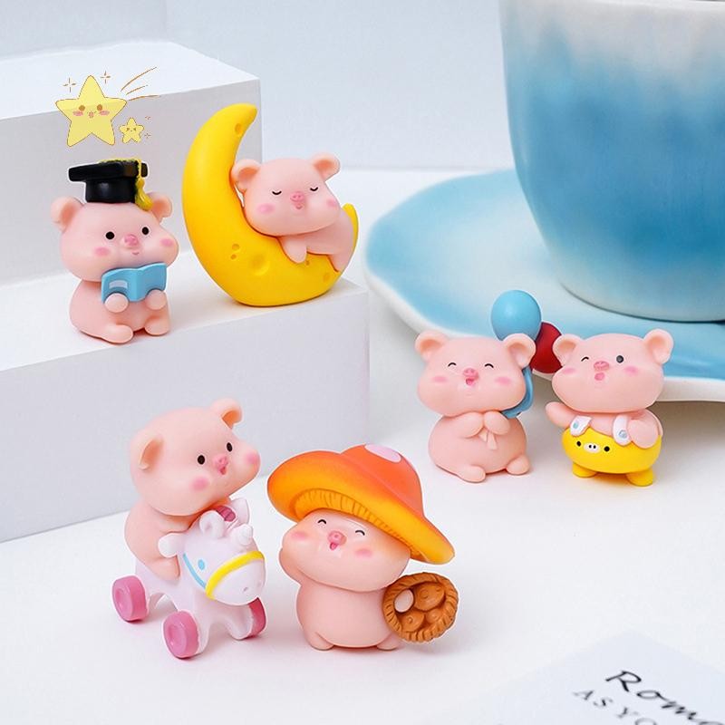 [JBTH] 2pce ตุ๊กตาน่ารักตุ๊กตา DIY ตกแต่งกระเป๋าตาบอดแขวนอุปกรณ์เสริมเดสก์ท็อปรถเครื่องประดับขนาดเล็ก [JB]