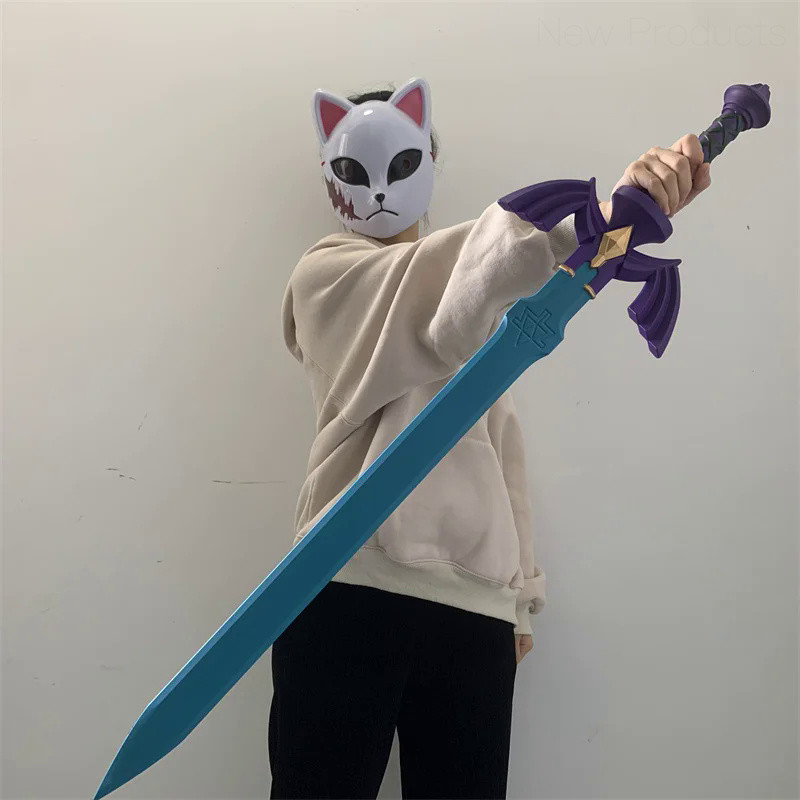 🔥 Game Tears of the Kingdom Sword Great Master Sword Shield Knight Sword Sky Shield Weapon 1:1 Cospl