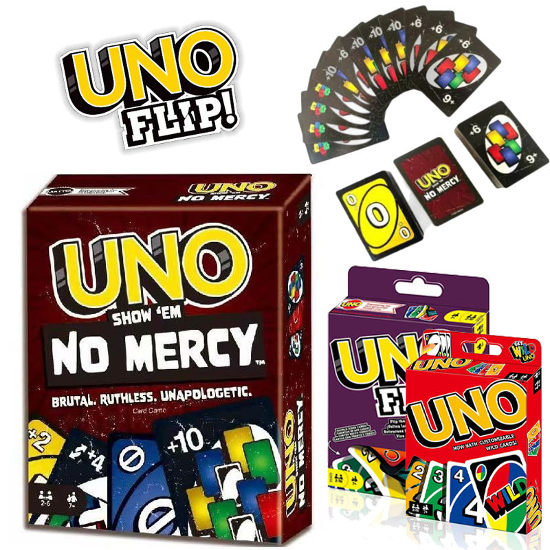 Uno Game 108 ใบ การ์ดเกมส์ อูโน่ ไพ่อูโน่ อูโน่ ครบ 4 สี ผู้เล่นหลายคน 2-7 การ์ดเกม