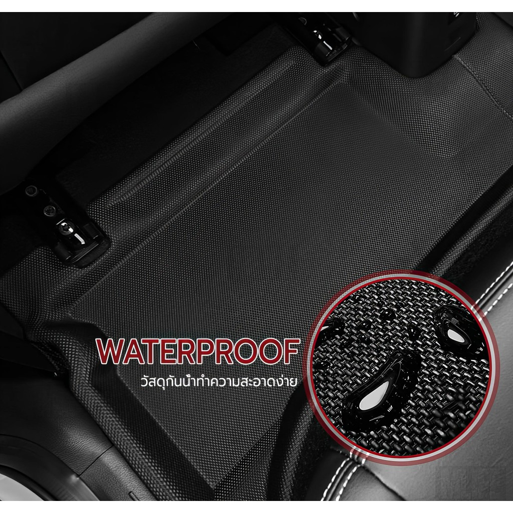 Mlife - พรมปูพื้นรถยนต์ NETA V / NETA V II (2022-2024) เข้ารูปแบบ 3D ปกป้องพื้นรถ วัสดุ XPE  - NETA V Car Mats Set XPE - รูปที่ 3