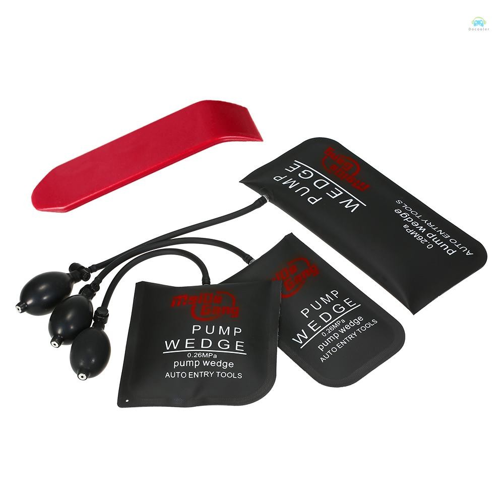 Yb Air Wedge Bag PumpMeiDe Gang Air Wedge Bag Pump, Professional Leveling Kit และ Alignment Tool Inflatable Shim Bag 3 ชิ้น (ขนาดเล็ก, ขนาดกลาง, ใหญ่)