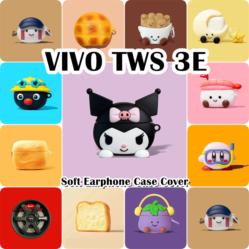 【Case Home】นําไปใช้กับ Vivo TWS 3E เคส Case เคสหูฟัง การ์ตูนชุดนวัตกรรม ซิลิโคนนุ่ม เคส เคสหูฟัง