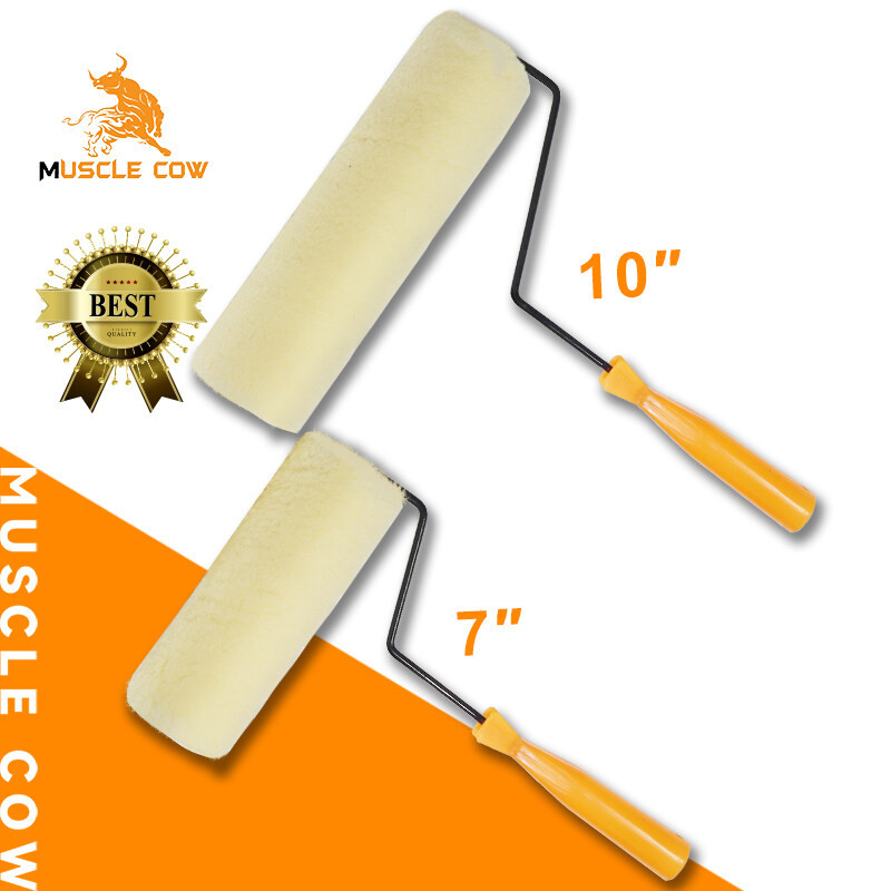 MUSCLE COW ลูกกลิ้งทาสี ขนหนานุ่ม ทนทาน ขนาด 4" 7" 10" ใช้ได้ทั้งสีน้ำและสีน้ำมัน