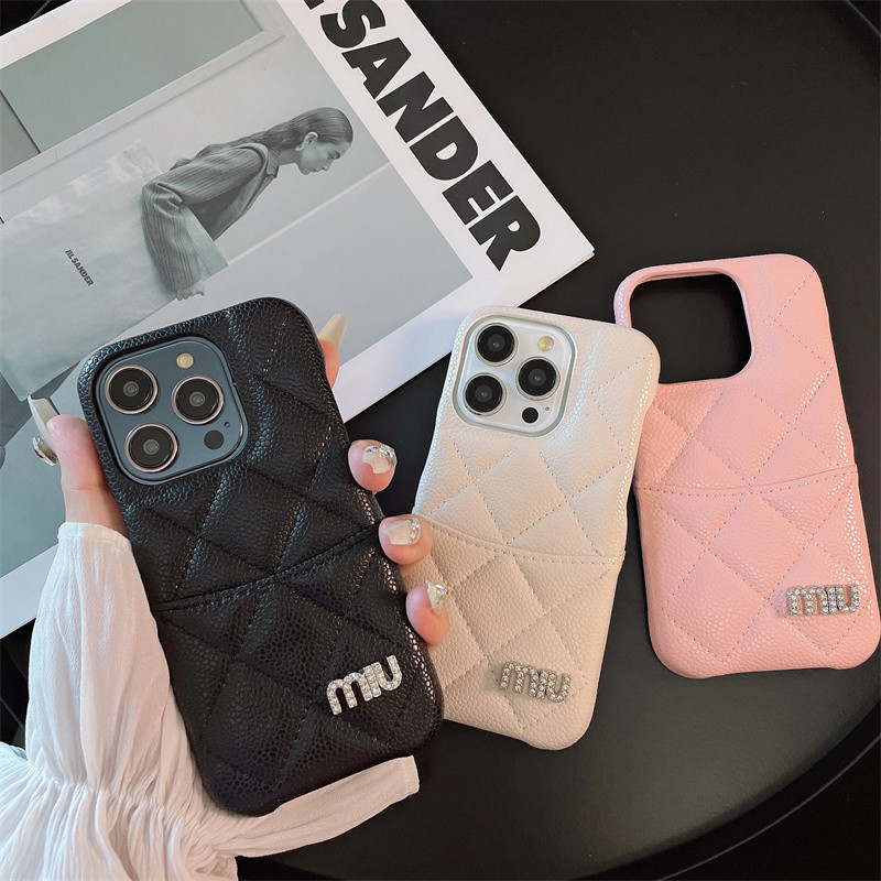 ผู้ถือบัตรหนังlphoneสําหรับiphone 16 15 Pro Max 14 Plus 13 12 Promax 11 16promax 15promax 14promax 16plus 15plus 14plus 16proยี่ห้อโลโก้ปกหลัง