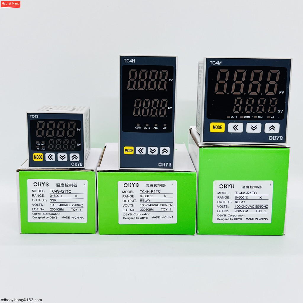 ลักษณะ OBYB TC4S-R1TC/Q1TC/TC4M/TC4H/TC4L จอแสดงผลดิจิตอลเครื่องควบคุมอุณหภูมิของเครื่องวัดอุณหภูมิ
