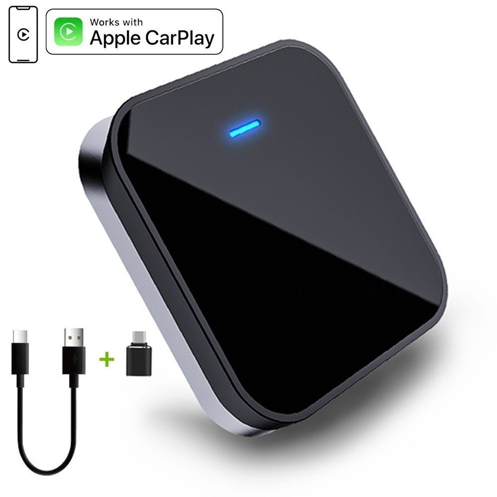 อะแดปเตอร์ CarPlay ไร้สายสําหรับการเชื่อมต่อที่รวดเร็วที่เสถียรของ Apple สําหรับแปลงโรงงานรถแบบมีสาย