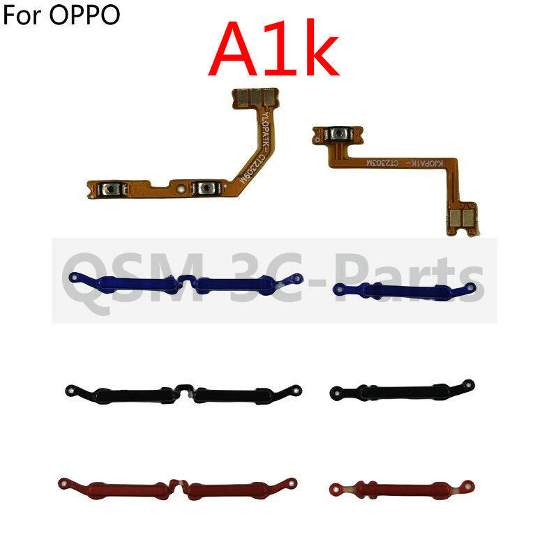 สําหรับ OPPO A1k สวิทช์เปิดปิดด้านข้างปุ่ม Flex ปุ่มปรับระดับเสียง Flex 1 x ปุ่มด้านข้าง/ปริมาณพลังงาน Flex สาย