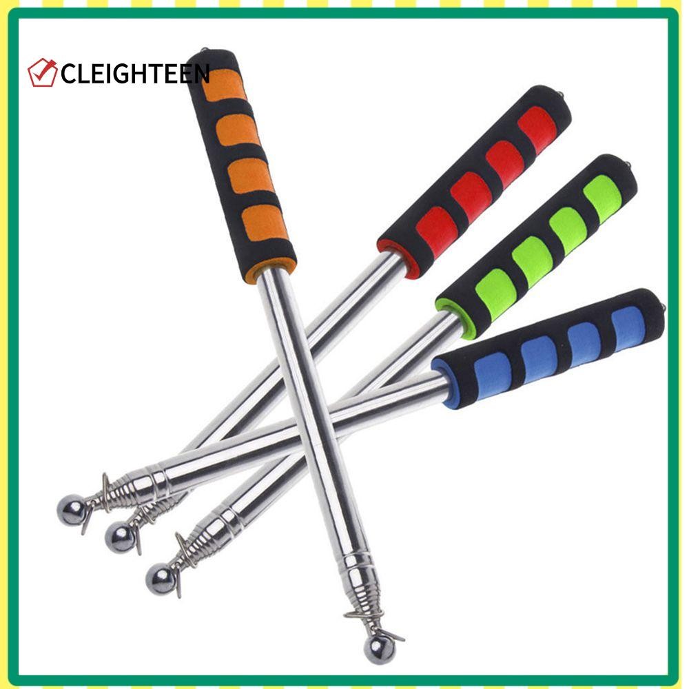 Cleighteen 1.2M/1.4M/1.6M/2M Tour Guide เสาธงเครื่องมือการสอน 1.2M/1.4M/1.6M/2M แบบพกพาขยายครู Pointer