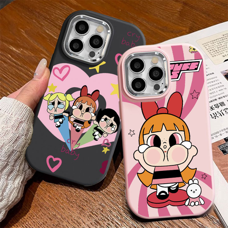 Cute Girls เคส OPPO A38 A58 A18 A16 A15 A7 A5S A3S A54 A55 A57 A77 A74 A76 A92 A93 A94 A98 5G Reno 11 Luxury Case
