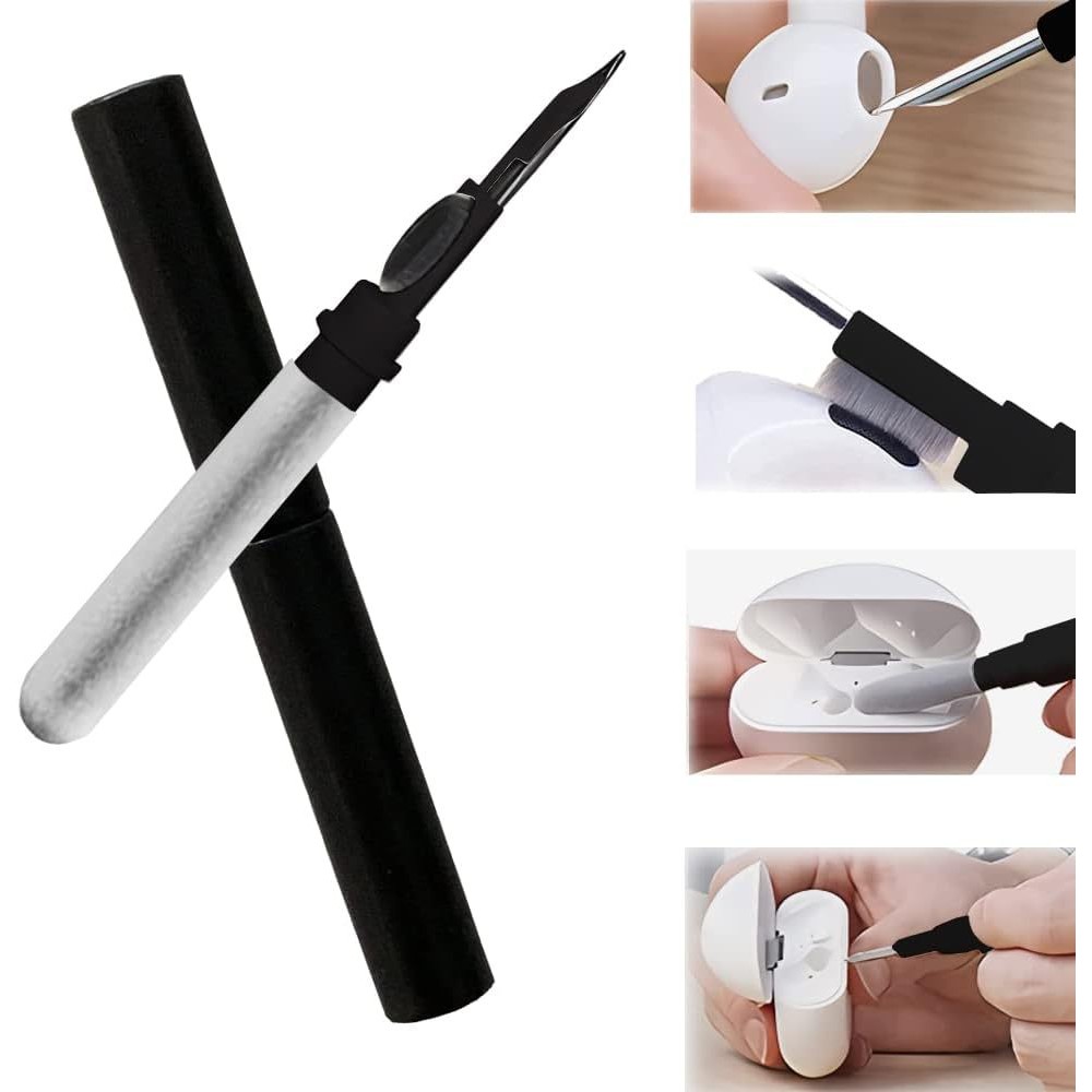 หูฟังไร้สายทําความสะอาดชุดสําหรับ Airpods Pro 1 2 3 หูฟังทําความสะอาดปากกาแปรงเครื่องมือสําหรับ Xiaomi Huawei Lenovo ชุดหูฟัง