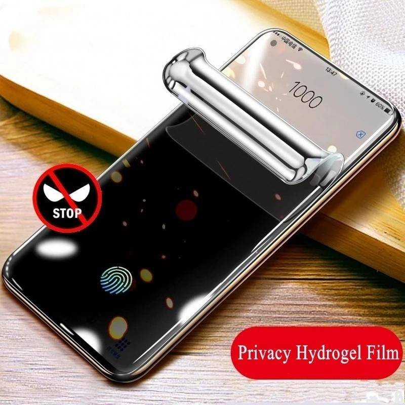 999D Anti Spy ความเป็นส่วนตัว Soft Hydrogel ฟิล์มสําหรับ Xiaomi Poco F6 F5 F2 Pro F4 F3 GT C3 Anti S