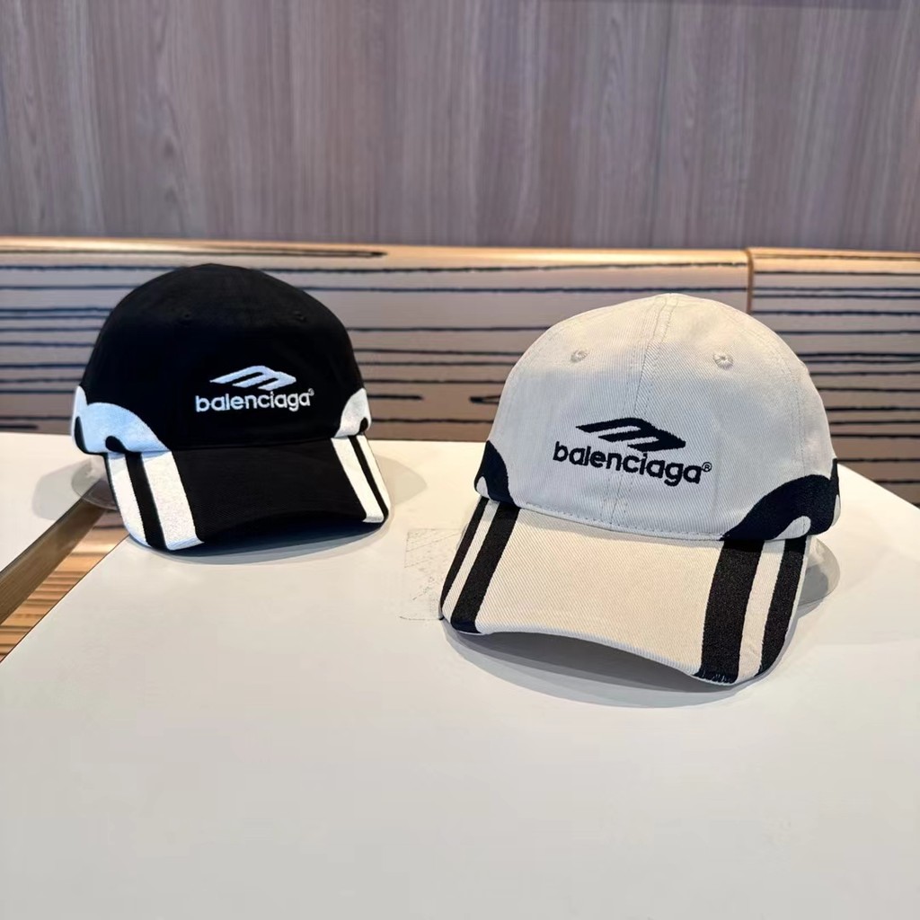 หมวกเบสบอล Women's Designer Balega สำหรับฤดูใบไม้ผลิและฤดูร้อน ป้องกันแสงแดด แฟชั่นง่ายสำหรับกิจกรรม