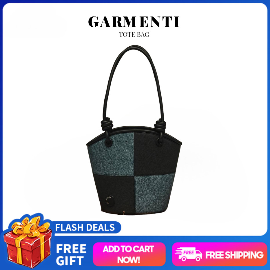 【สินค้าพร้อมส่ง】ของแท้ 100 % Garmenti Daily Tote Bag Denim กระเป๋า