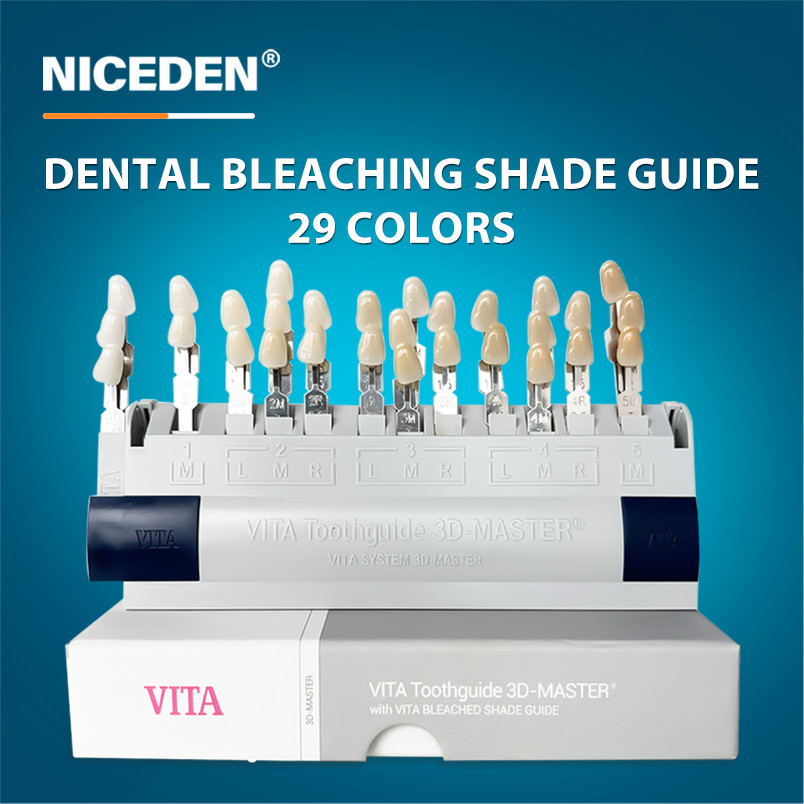 Niceden/ Vita Toothguide 3D Master ฟันไวท์เทนนิ่ง Bleach Shade Guide 29 สี