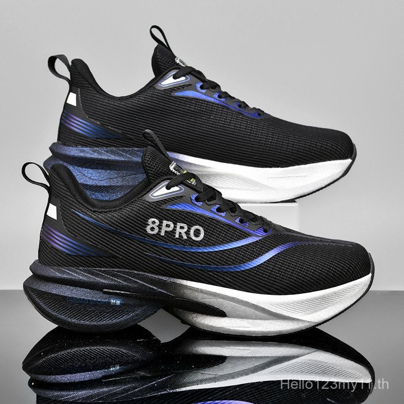 COD รองเท้าวิ่งMorning Training ยุคใหม่ Ultra-Light Shock-Absorbing รองพื้นลมBreathable Carbon Board