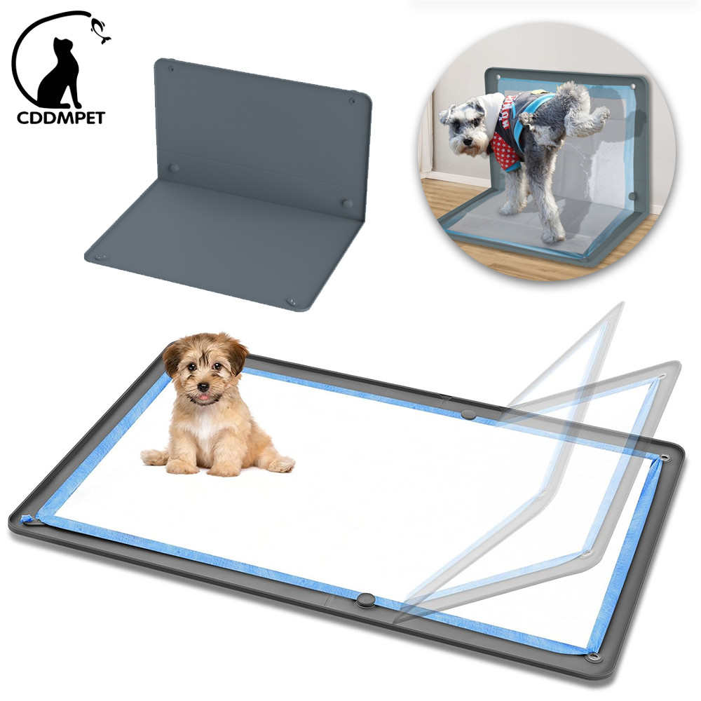 【CDDMPET】ที่วางแผ่นรองสุนัข แผ่นรองฝึกถาดไม่มีที่วางแผ่นรองฉี่หกสําหรับสุนัข
