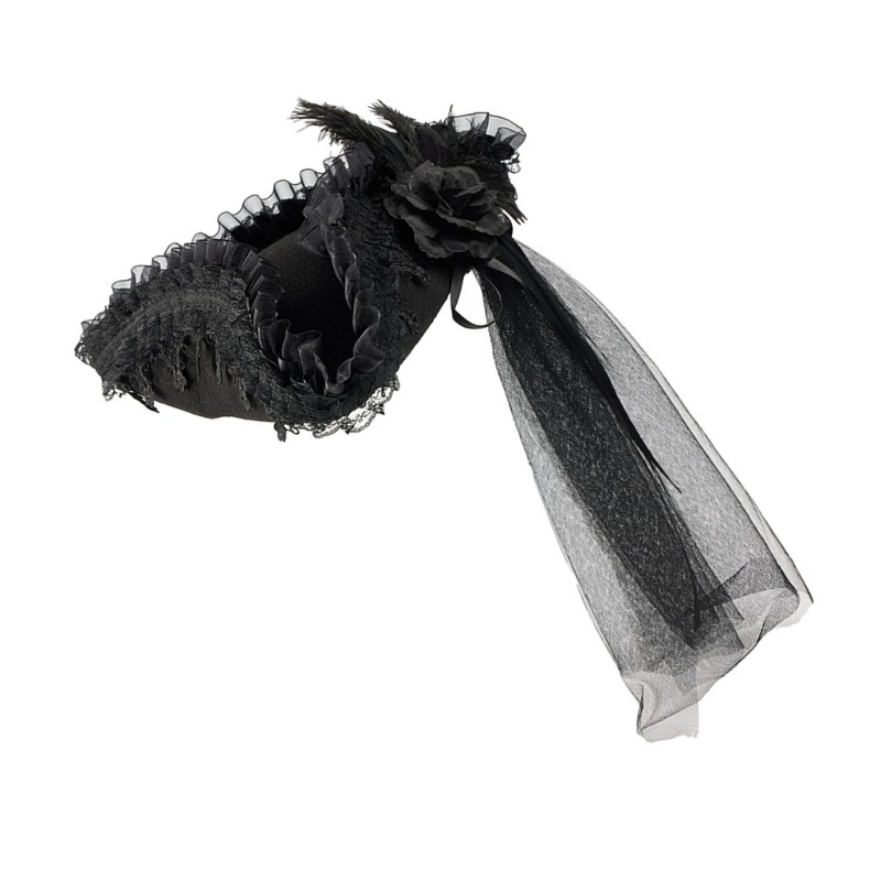 Sky Colonial Revolutionary Pirate Hat Tricorne Hat สําหรับประสิทธิภาพโรงละครสวมบทบาท