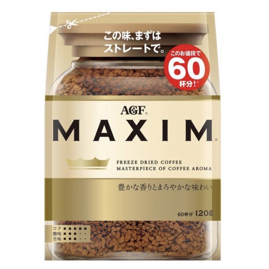 ⚡️พร้อมส่ง ⚡️AGF Maxim Aroma Select กาแฟ ขนาด 120 กรัม ชงได้ 60 แก้ว