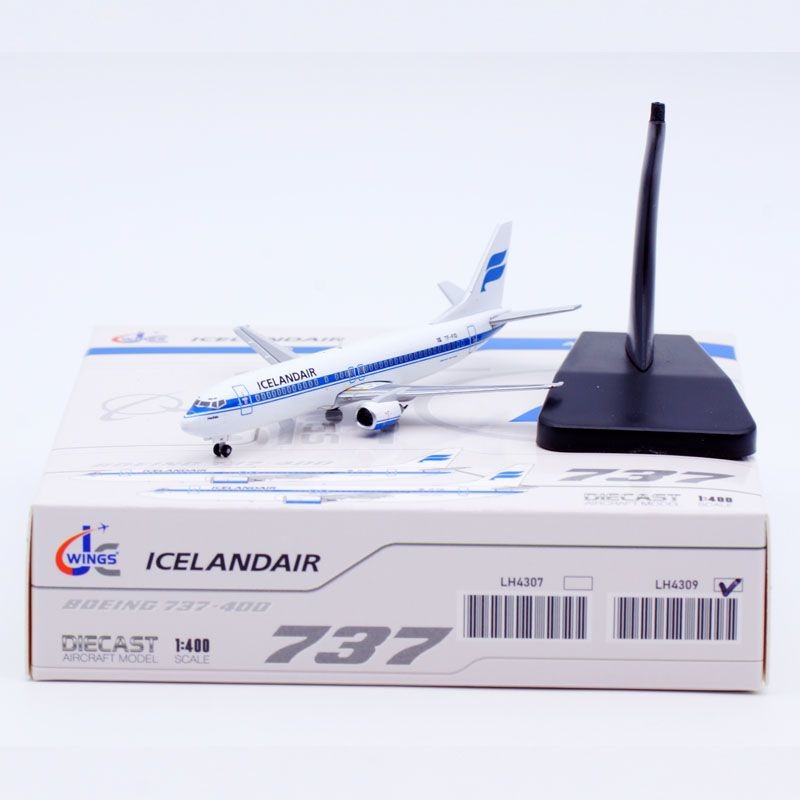 1: 400 JC Wings Alloy Airliner รุ่น Iceland Air B737-400 TF-FID