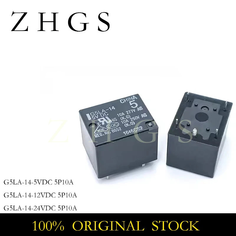 5PCS G5LA-14-5VDC G5LA-14-12VDC G5LA-14-24VDC G5LA 14 5VDC 12VDC 24VDC 5PIN 10A รีเลย์