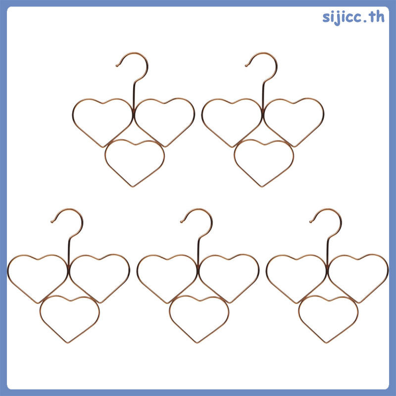 5pcs Cloth Hangers For Clothes Scarf Hanger Scarf Holder Clothing Rack