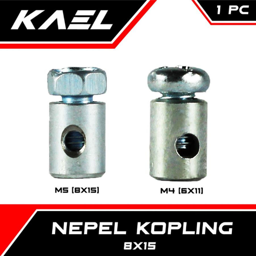 1 PC จุกนมคลัทช์ M5 5 8 x 15 มม. 8x15 มม. 8 x 15 มม. M4 M 4 6x11 6 x 11 Wirre Kupling จุกนมลวด