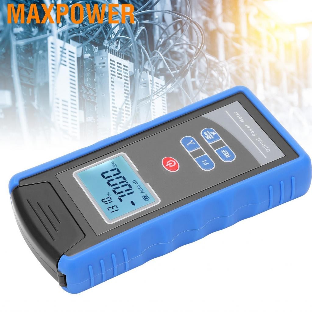 Maxpower MaxPower+-TH TL550A เครื่องวัดแสงออพติคอลความแม่นยำสูงเครื่องทดสอบสายไฟเบอร์ไฟเบอร์พร้อมจอ 