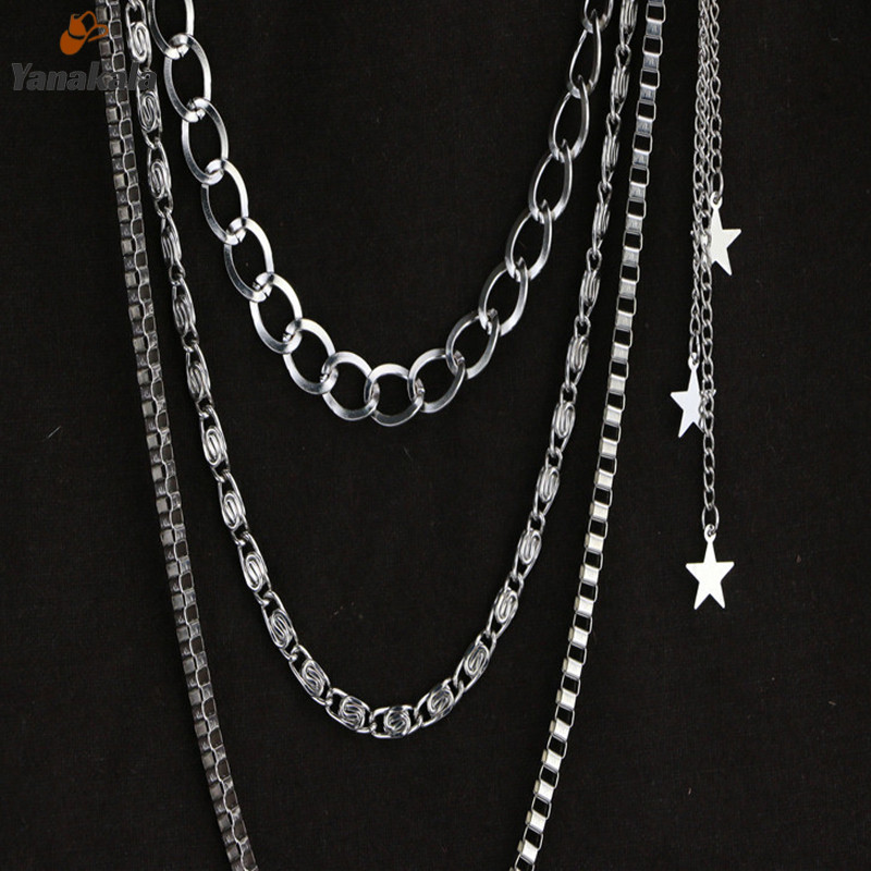 ส่งเร็ว🚚สร้อยคาดเอว สไตล์เกาหลี ผู้หญิง รูปดาวห้าแฉกสร้อยเอวสองชั้นอินเทรนด์อุปกรณ์เสริมไม่ซีดจาง-Yanakala - รูปที่ 5