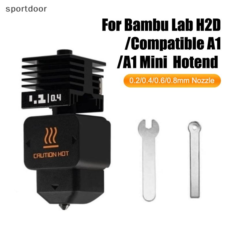 [sportoutdoor] สําหรับBambu Lab H2D HotendชุดHigh Flowเหล็กชุบแข็ง 0.5 / 0-24 มม.Bambu A1 / A1 Minio