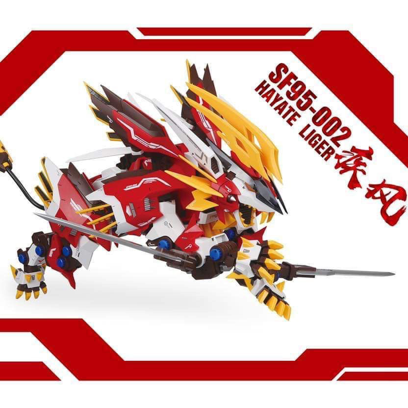 【พร้อมส่ง】zoids คลังสินค้าพร้อม ZA 1/72 Soth Mechanical Beast Model Blast Heavy Tooth Lion Assembly 